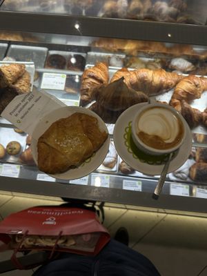 cornetto ‘leccese’ & oat cappuccino   at Martinucci Laboratory in Rome