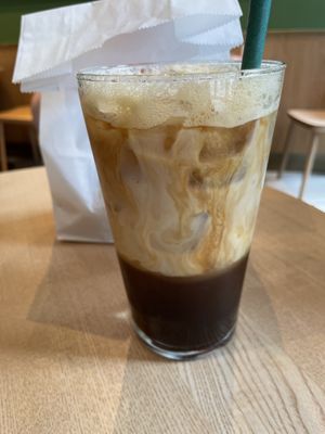 Iced coffee   at Starbucks - Trankgasse in Cologne