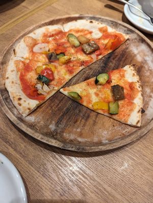 Pizza option at Route 227s' Cafe TOHOKU in Sendai