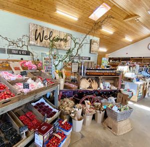 Farm shop bursting with home-grown and local produce at Kenyon Hall Farm in Warrington