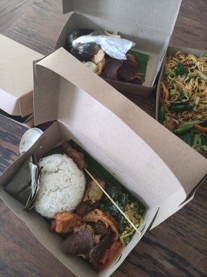 Takeout at Minang Vegan in Ubud