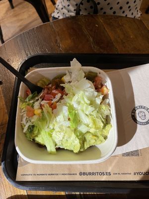 Vegan bowl  at Burritos - Ribera in Valencia