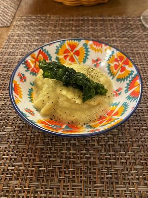 pre-starter: white cabbage cream at ORA in Florence