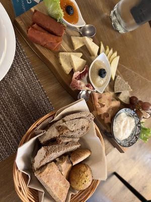 Vegan charcuterie   at ORA in Florence