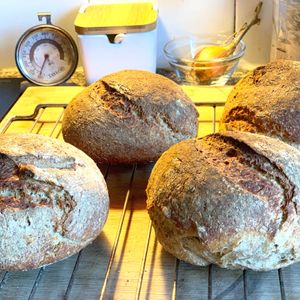 Home baked bread   at Orange Bloom Homestead and Guesthouse in Azeitao