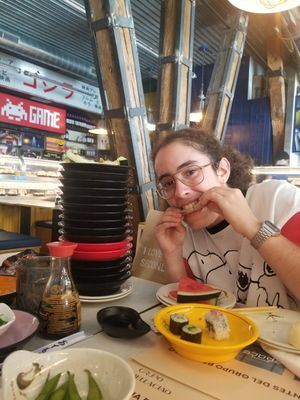  at Running Sushi in Madrid