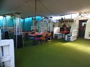 Semi-Outdoor Area with Pizza Oven at Billy Byrnes Gastro Bar & Venue in Kilkenny