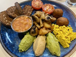 Vegan breakfast platter  at Billy Byrnes Gastro Bar & Venue in Kilkenny