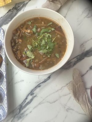 Lentil soup   at Earthy Picks in Orlando