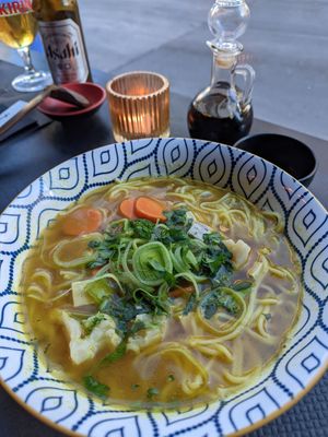 Vegan Curry Ramen at Miyagi Express in Ronda