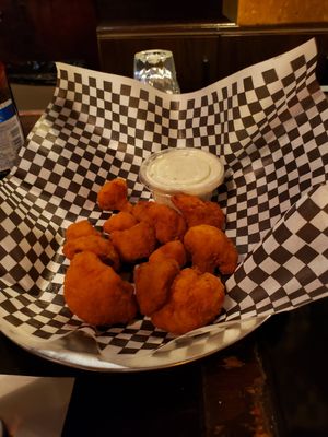 Cauliflower Bites (dip vegetarian not vegan) at Big Nose Kate's Saloon in Tombstone