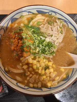 Vegan miso  at Marugame Udon in San Francisco