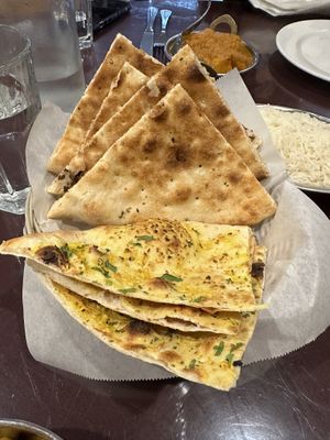 Vegan naan  at Guru Curry House in Oakland