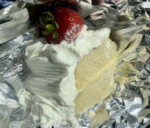 Vegan tres leches cake(10/10)  at Del Cielo Tamales in Tucson