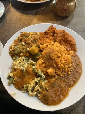 Vegan breakfast buffet!!  #Veganuary at Del Cielo Tamales in Tucson