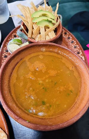  Vegan Tortilla Soup  at Del Cielo Tamales in Tucson