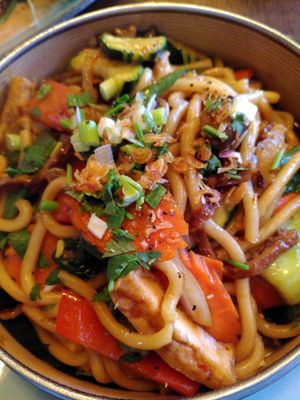 Udon in Wok at House of Vegan 182 in Berlin