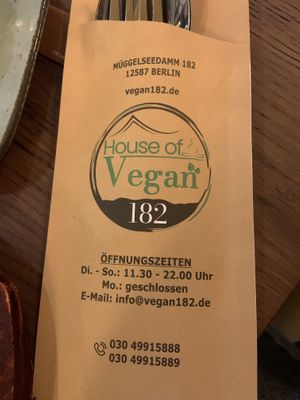   at House of Vegan 182 in Berlin