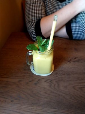 Mango Lassi at House of Vegan 182 in Berlin