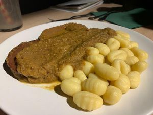 Daily dish (the name was only in Croatian) at Food Garden in Zagreb