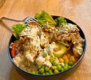 Picture of the make your own salad  at Food Garden in Zagreb