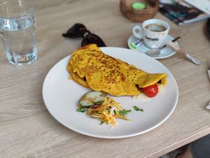Mexican omelet at Food Garden in Zagreb