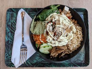 Bowl, custom mix at Food Garden in Zagreb