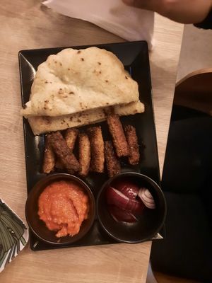 Vegan cevapi -  was great!! at Food Garden in Zagreb