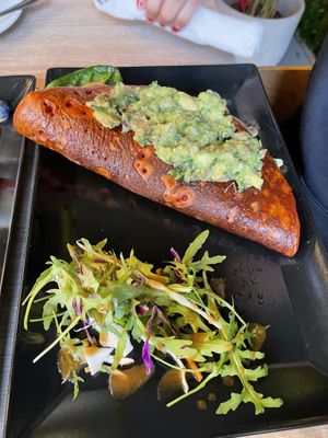 Chickpea omelette   at Food Garden in Zagreb