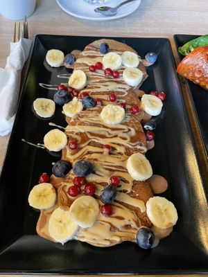 Protein gluten-free power pancakes  at Food Garden in Zagreb