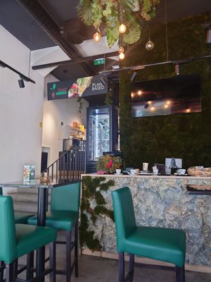 Inside at Food Garden in Zagreb