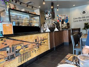 Main display case in  at Love Life Cafe in Laurel