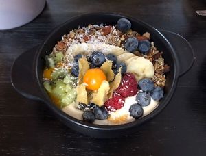 Yoghurt and granola  at Värav Coffee and Toast in Tallinn