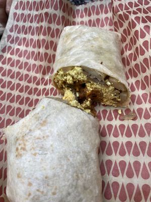 Breakfast burrito   at Mildred's in Kansas City