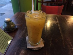 Passionfruit juice, 75 baht at Anotai in Bangkok