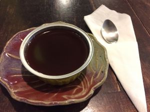 Vegan chocolate cupcake, 95 baht at Anotai in Bangkok