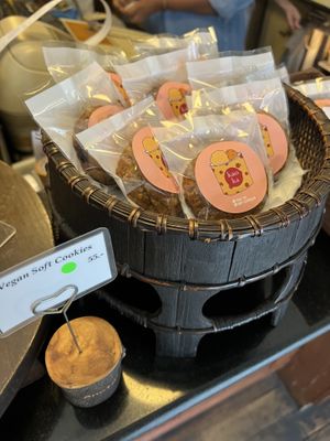 Vegan soft cookies  at Anotai in Bangkok