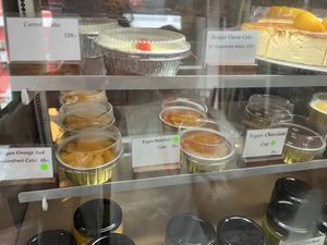 Vegan small cakes  at Anotai in Bangkok