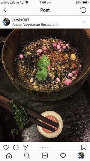 Temph dipping sauce 🤯 at Anotai in Bangkok
