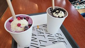 Berry and Oreo milkshake   at Mother Burger - Colombo in Lisbon