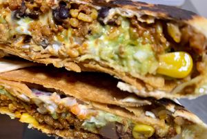 Chorizo Quesadilla  at Kraves Vegan Foods in New York City