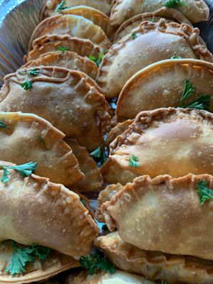 Empanadas  at Kraves Vegan Foods in New York City