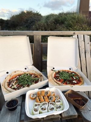 Pizza, Sushi, cake  at Rebel Kitchen 100 Plant Based - Cloud Kitchen in Haarlem