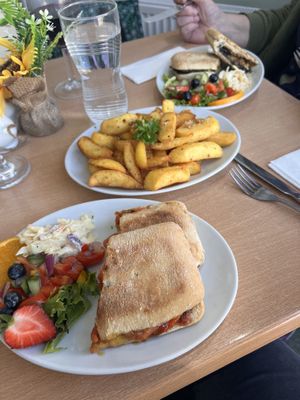 Salt and pepper chips  at Two the Square in Conwy