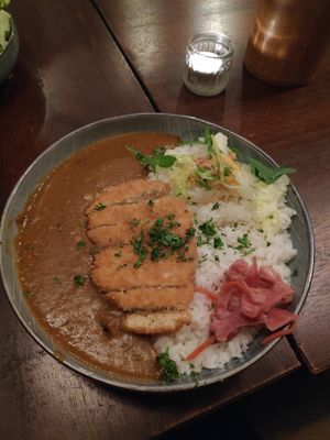 Vegan Katsu-Curry at Takenori in Berlin