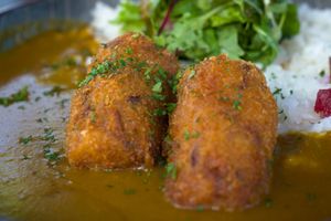 Vegan korokke  at Takenori in Berlin
