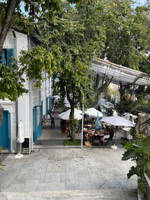 Looking from above  at Bistrô da Casa in Rio De Janeiro