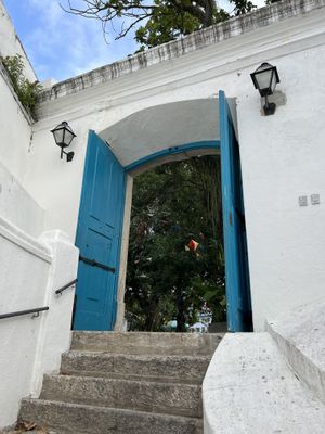 From the street  at Bistrô da Casa in Rio De Janeiro