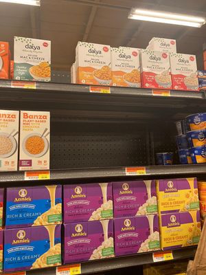 Vegan boxed mac and cheese at Solomon's Fresh Market - Harbour Bay in Nassau