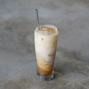 Iced Latte at Warung Dua Hati in Canggu